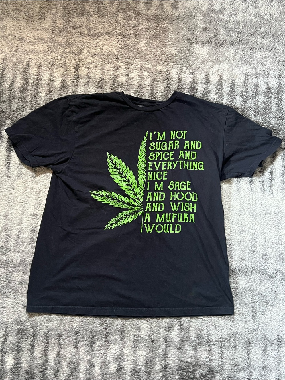 Black Graphic tee